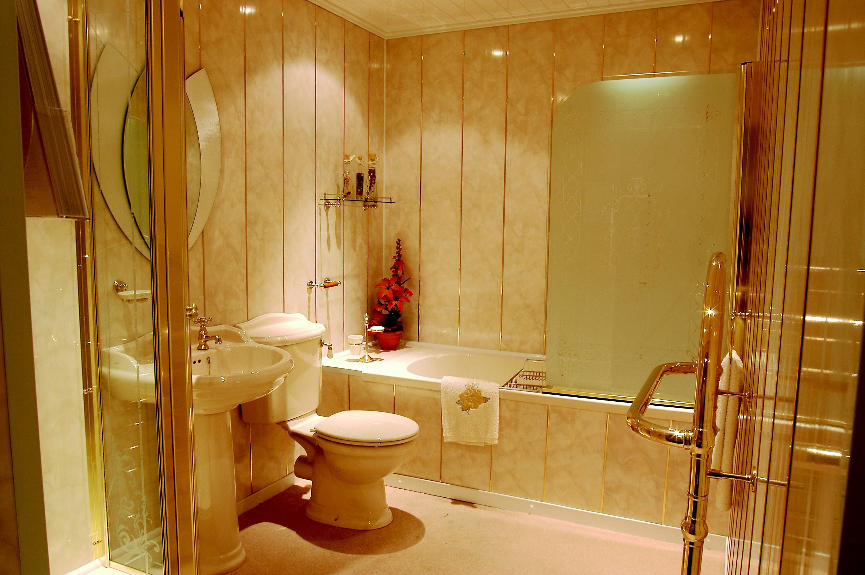 Чем отделать ванную комнату кроме плитки? 13 лучших идей