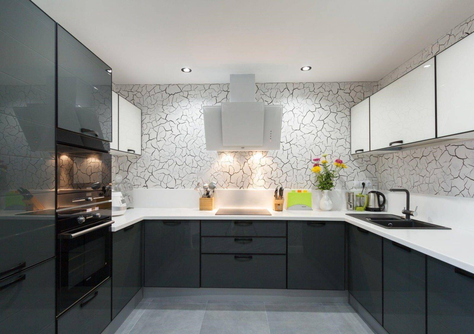 Интерьер кухни 8 кв м в современном стиле — 100 фото удачного дизайна