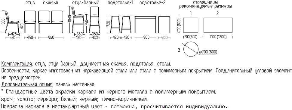 Размеры барной стойки и стульев для кухни – наглядные примеры с фото в интерьере