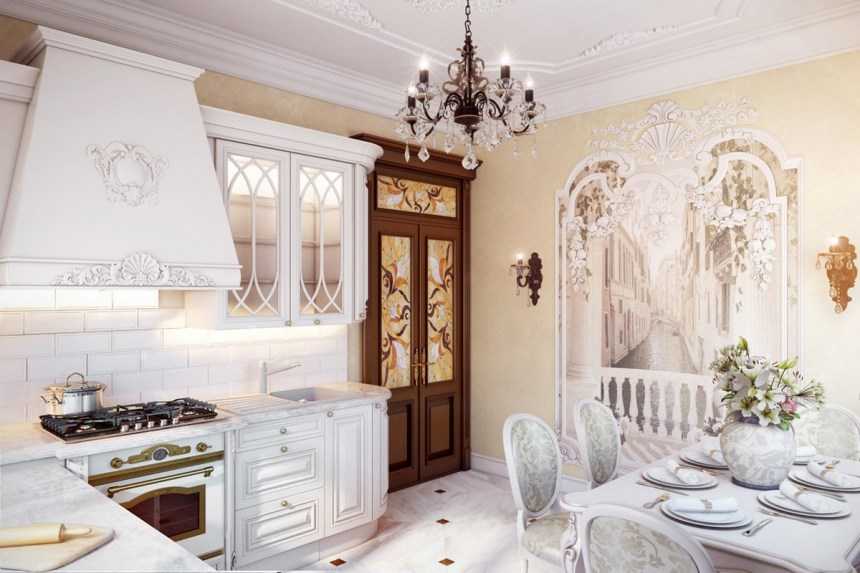 Стиль барокко в оформлении интерьера спальни, гостиной и кухни