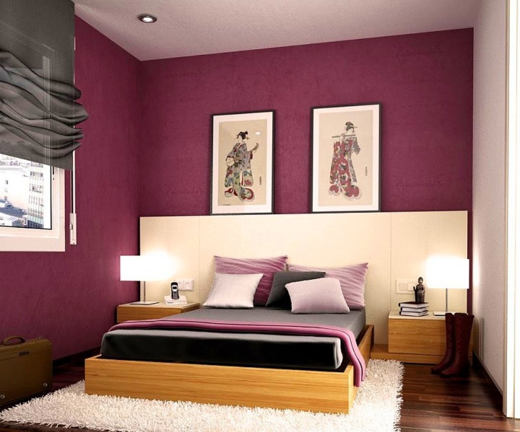 Подобрать и комбинировать двухцветные обои в спальне: 20 новых фото