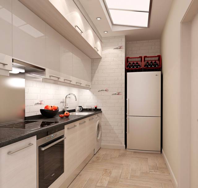 Дизайн маленькой кухни без окна: как обустроить кухню, в которой нет окон