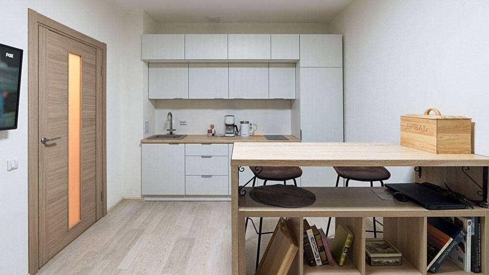 Кухни без ручек: скрытые, интегрированные, push типы открывания, фото дизайна