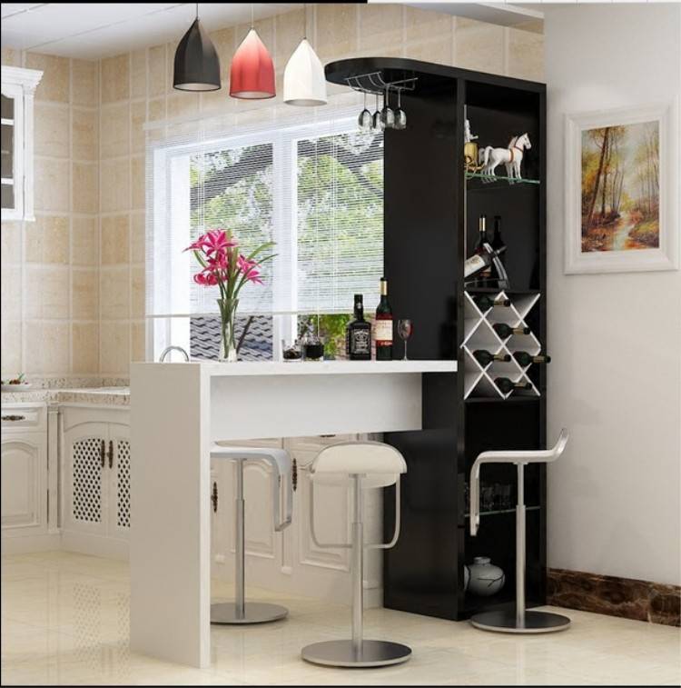 Барная стойка на кухню: 60 фото лучшего дизайна, материал, стиль