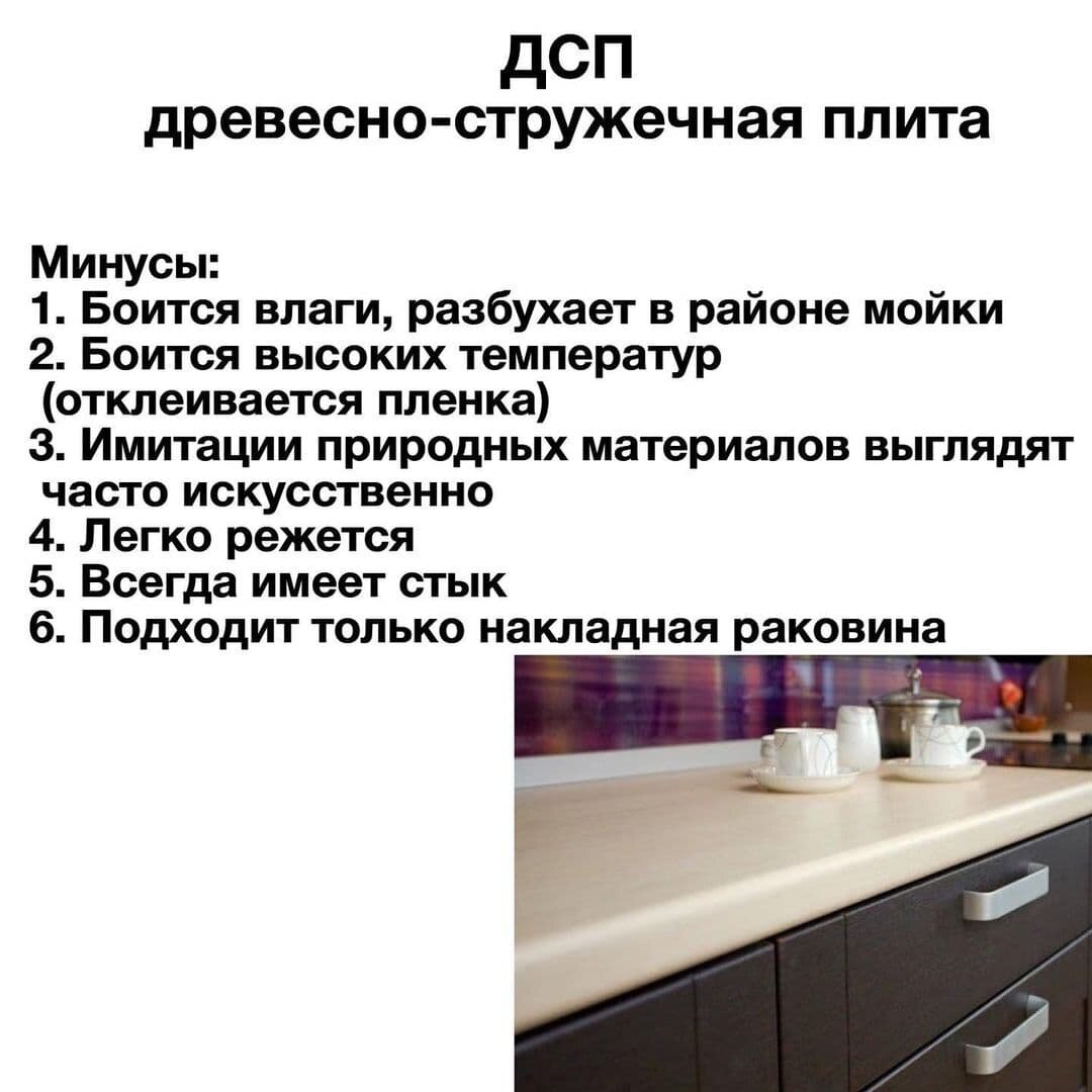 Как выбрать столешницу для кухни - обзор 9 вариантов и 55 фото