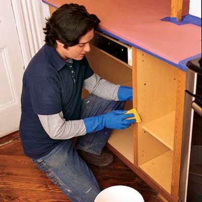 Покраска и выбор материалов для стен на кухне своими руками