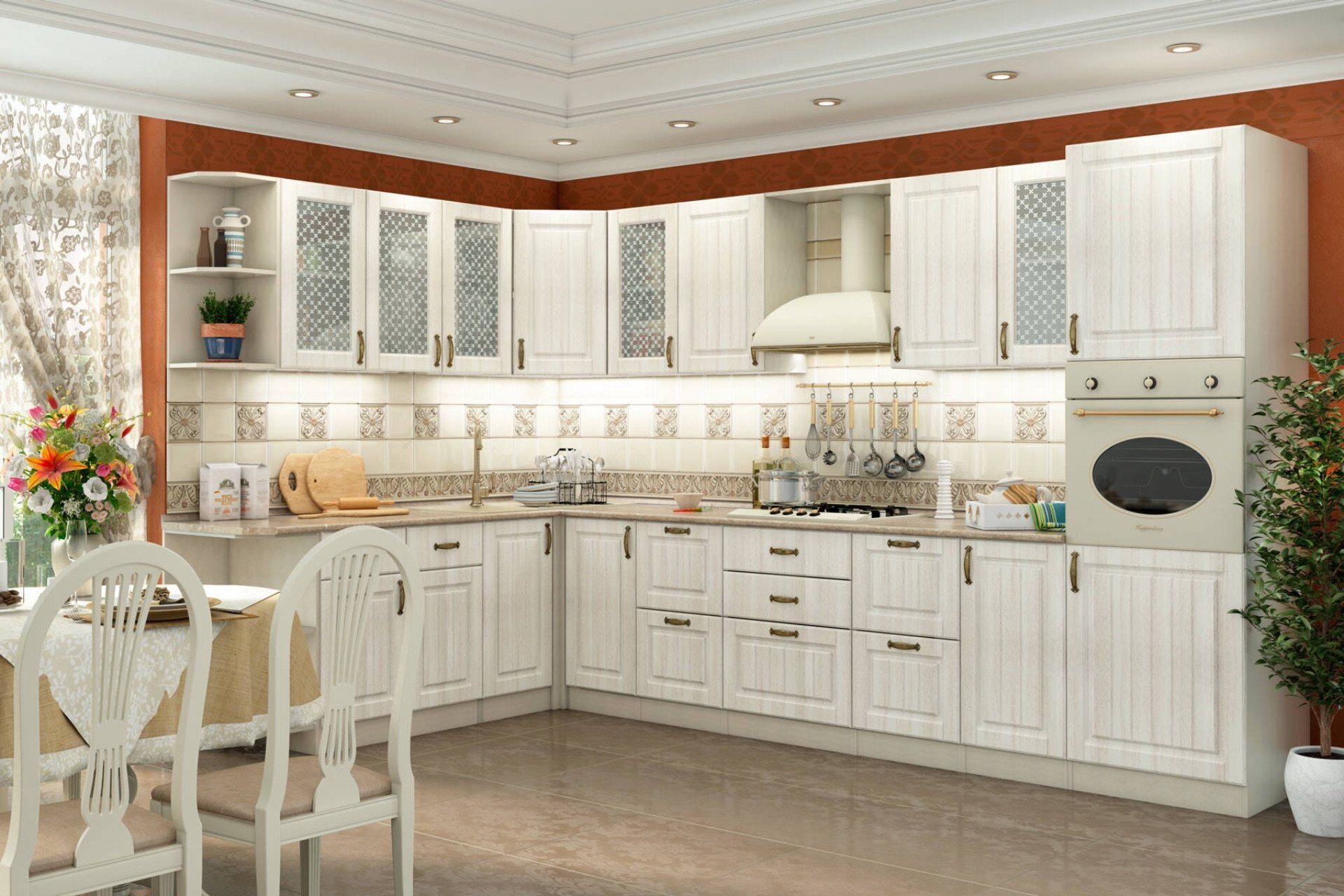 Белая кухня в классическом стиле – штудируем теорию и воплощаем на практике