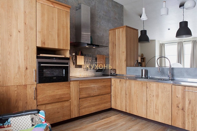 Кухни из дерева — стильные и современные. кухни под дерево 2021 (+фото)