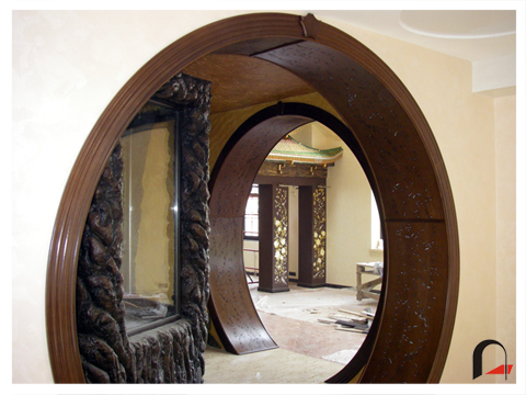 Варианты оформления арок в дверном межкомнатном проеме