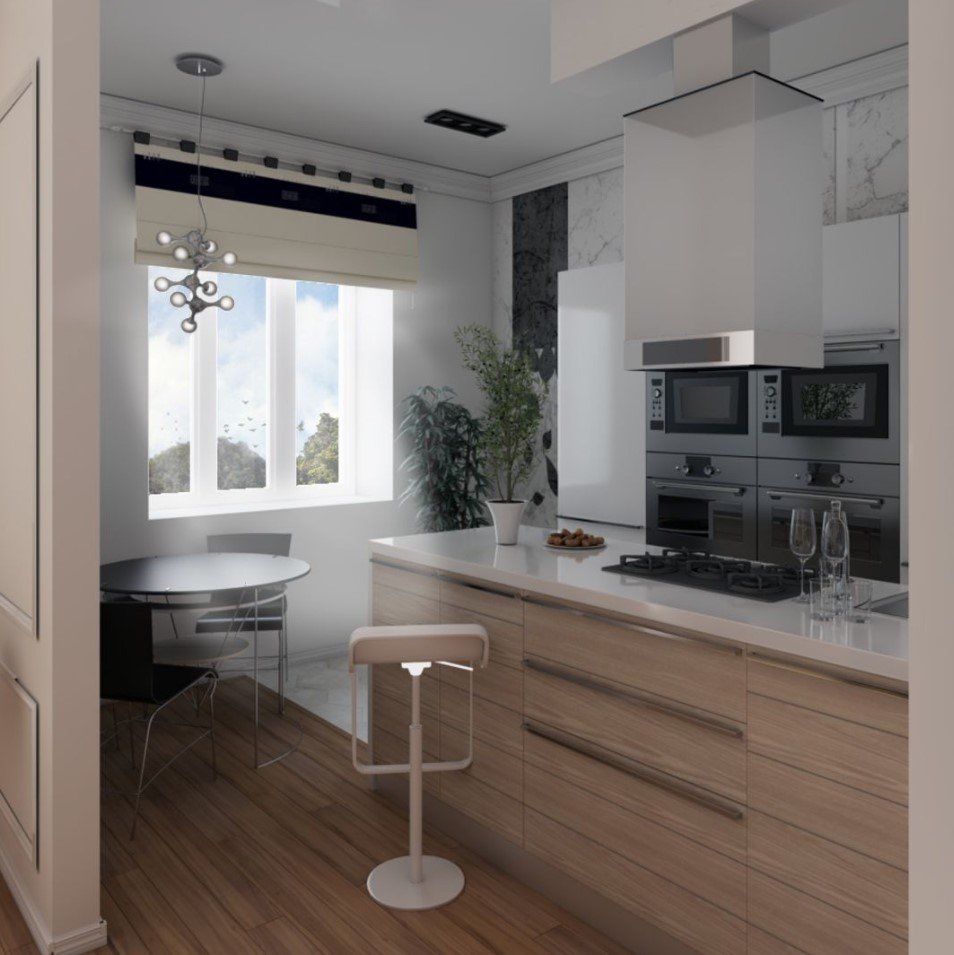 Дизайн кухни с балконом - 25 примеров интерьера - mildhouse.ru