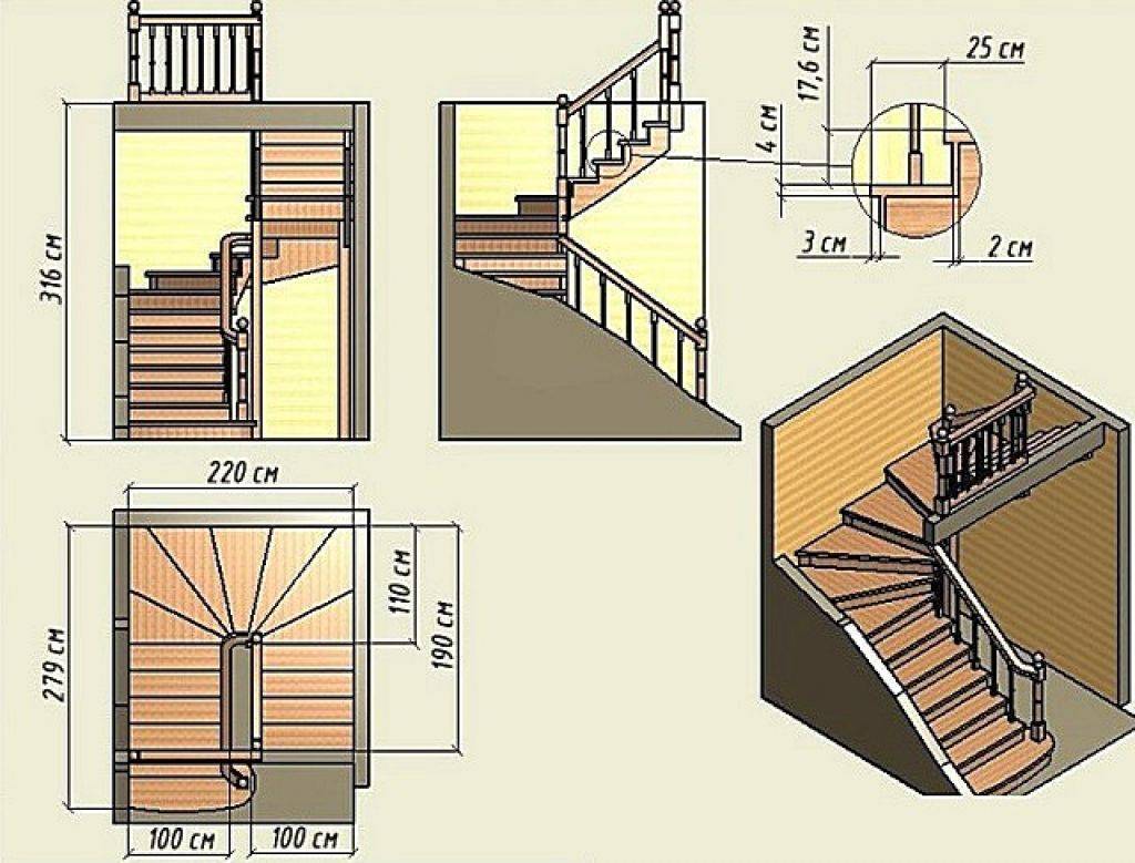 Лестница на мансарду в небольшом доме – как сделать своими руками?