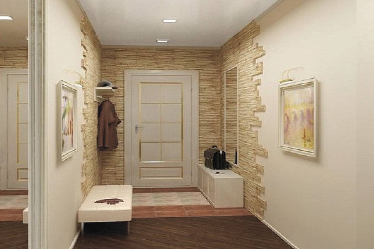Стены в прихожей: 80 фото в интерьере квартиры, современные примеры облицовки