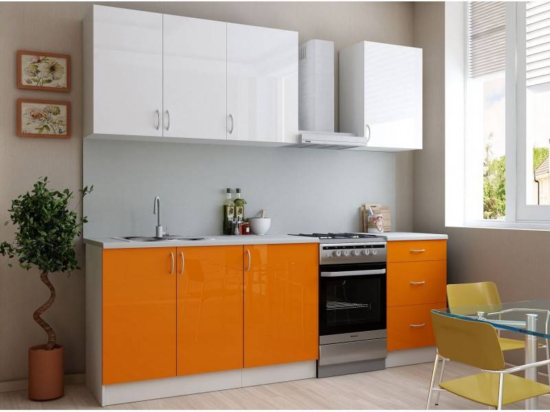 Оранжевая кухня в интерьере: 70 фото, идеи дизайна