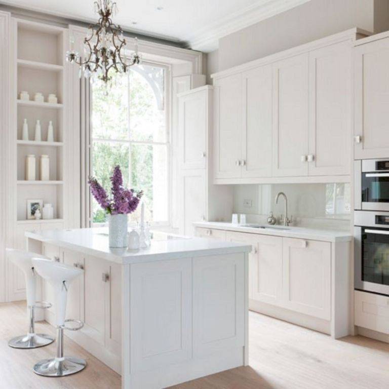 Белые кухни: 80 фото дизайна реальных гарнитуров в интерьере, глянцевые и матовые
