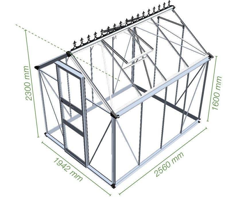 Как построить односкатную теплицу из поликарбоната во дворе или на огороде