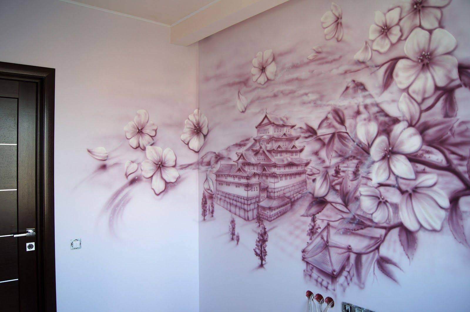 Рисунки на стенах в квартире, 3д рисунки своими руками, как самому нарисовать на стене в квартире