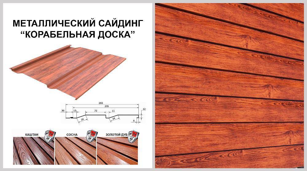 Особенности металлического сайдинга