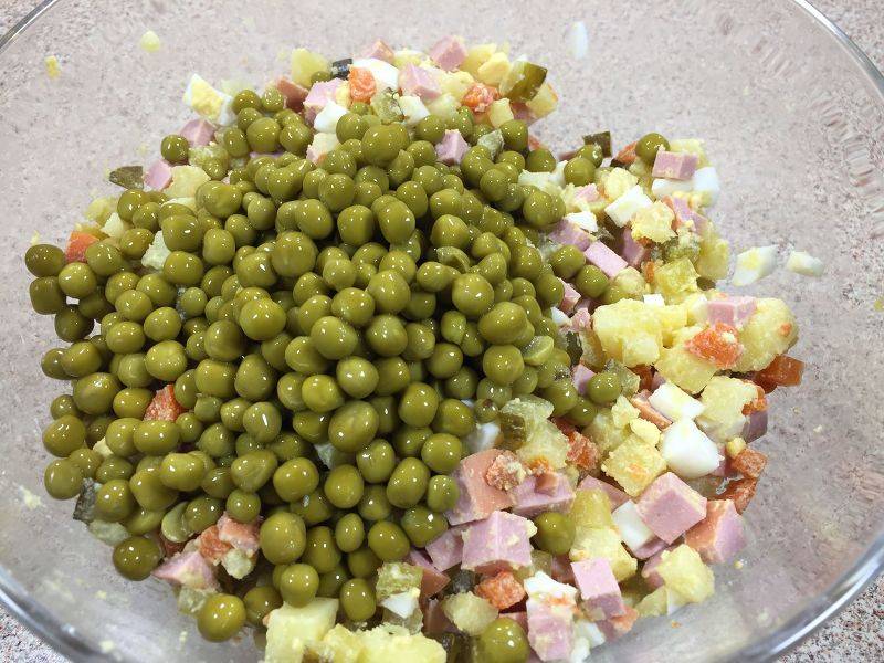 Салат оливье с колбасой классический - 6 простых рецептов