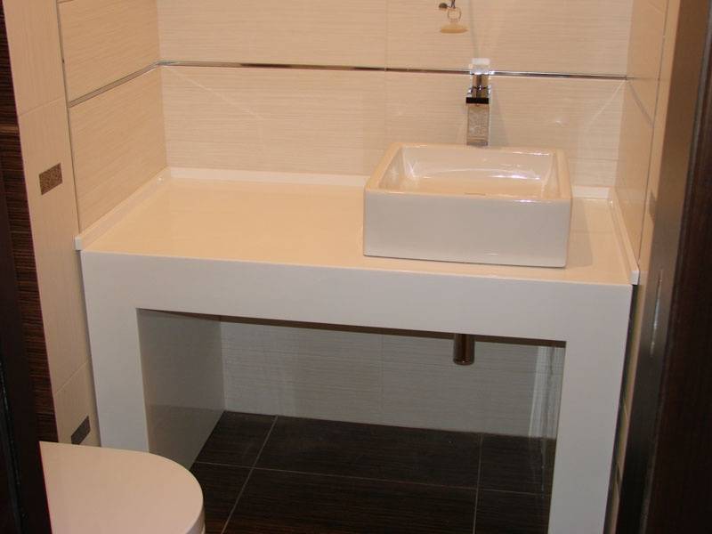 Столешницы и ниши из гипсокартона для ванной комнаты, как заделать углы и обшить ванну своими руками