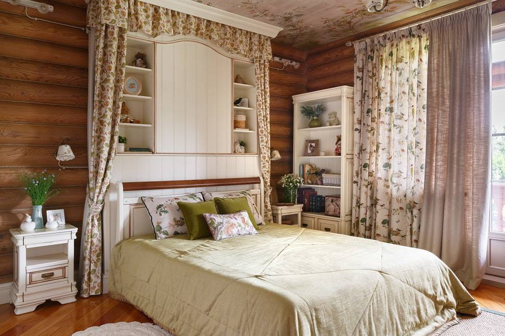 Спальня в стиле кантри - 120 фото лучших идей дизайна