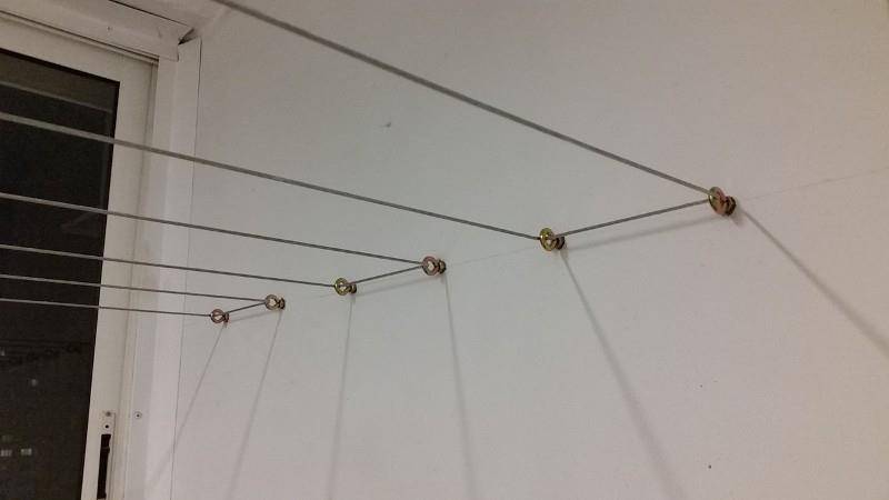 Крепление бельевой веревки на балконе | онлайн-журнал о ремонте и дизайне