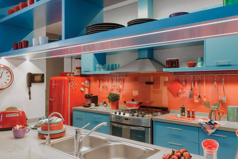 9 принципов сочетания цветов в интерьере кухни