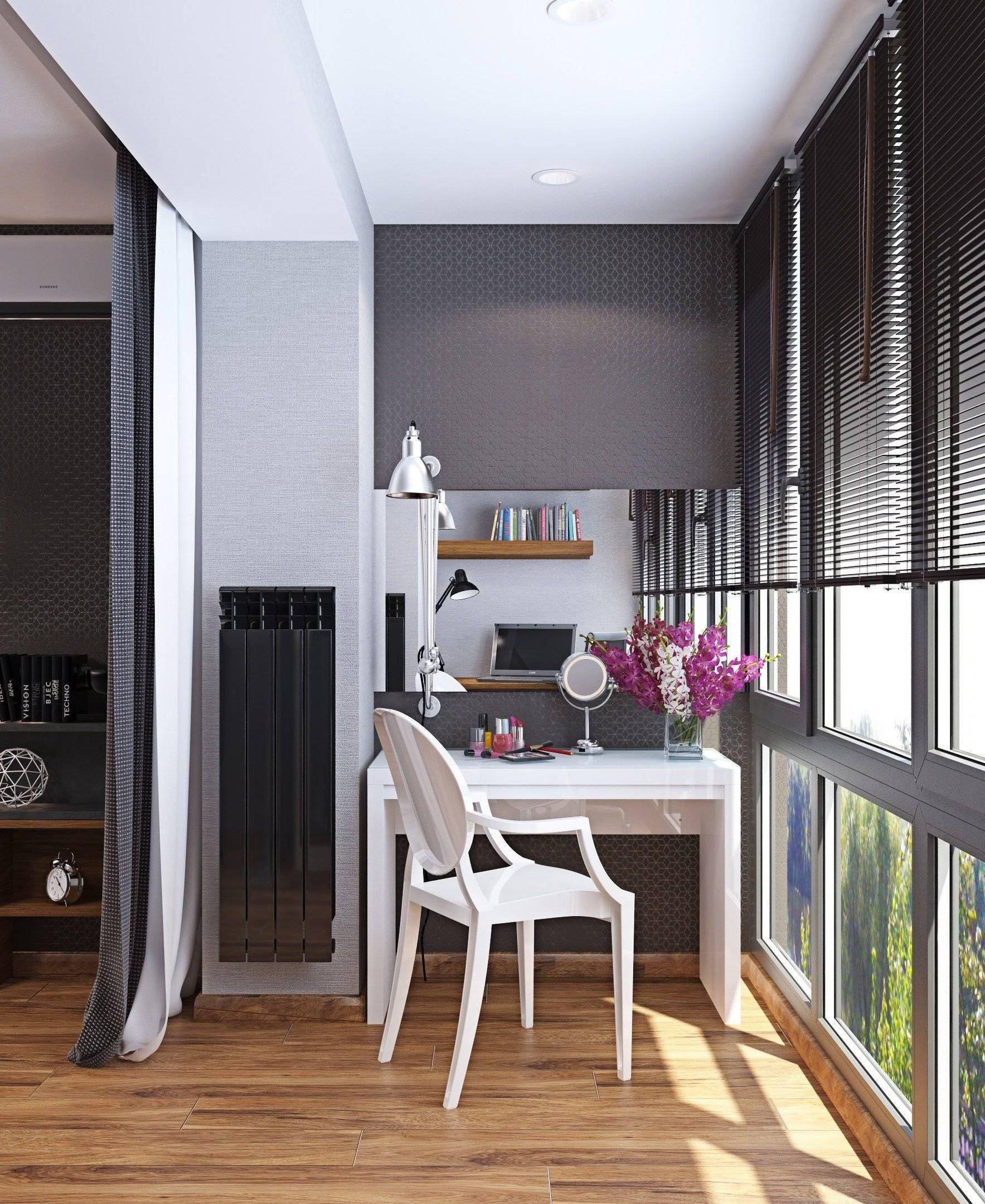 Кухня на балконе или в лоджии: фото дизайна кухни 4, 6 кв.м., кухни в квартире-студии